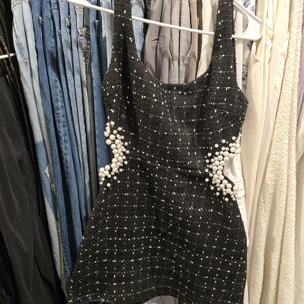 Zara Black & White Dress